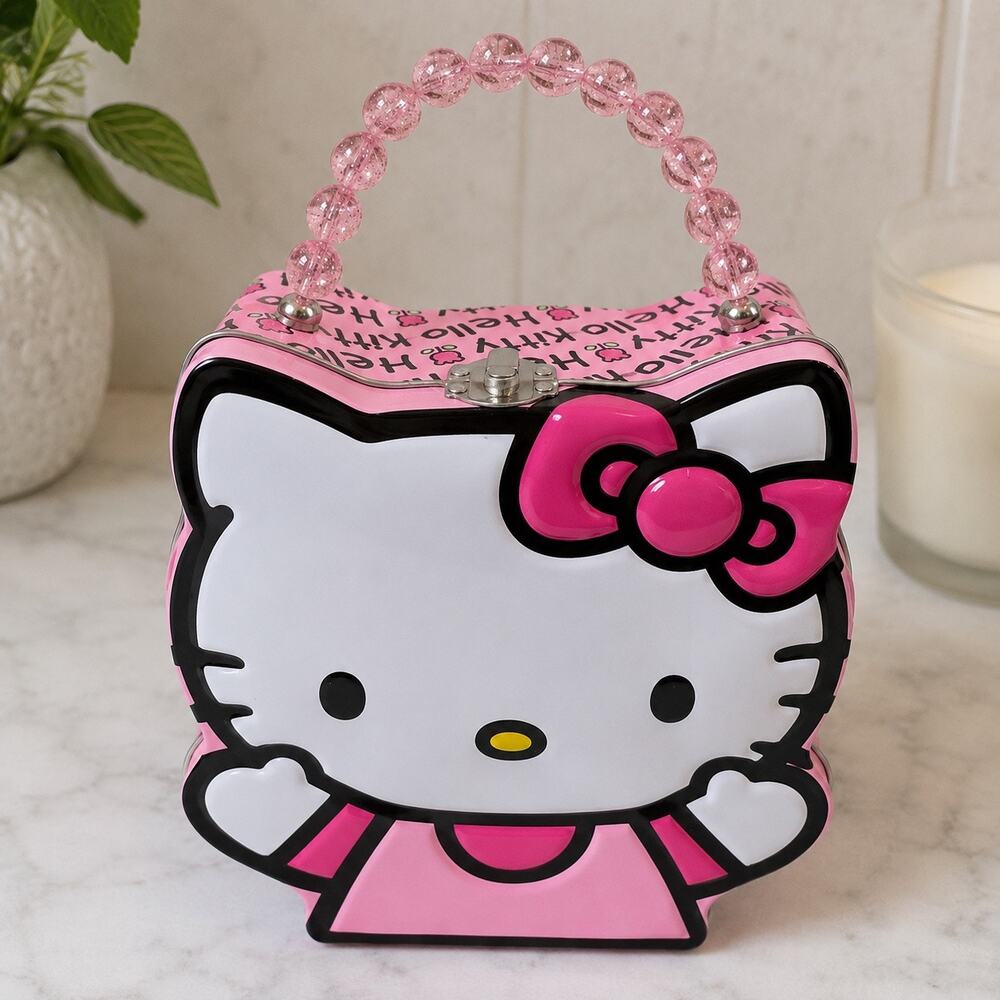 Hello Kitty, Sanrio Hello Kitty tin purse Hello Kitty handbag Sanrio collectible